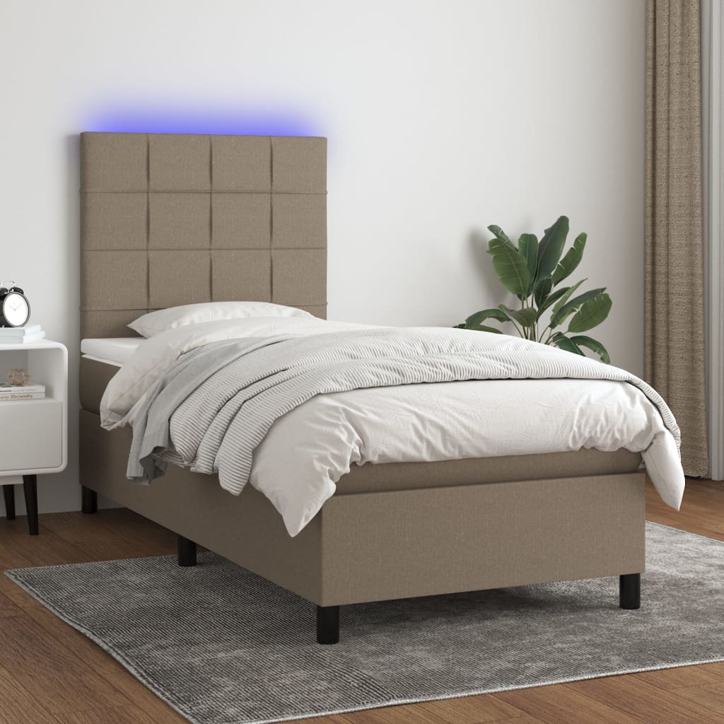 Kontinentalseng Med LED-lys Stof - Variant 3134841