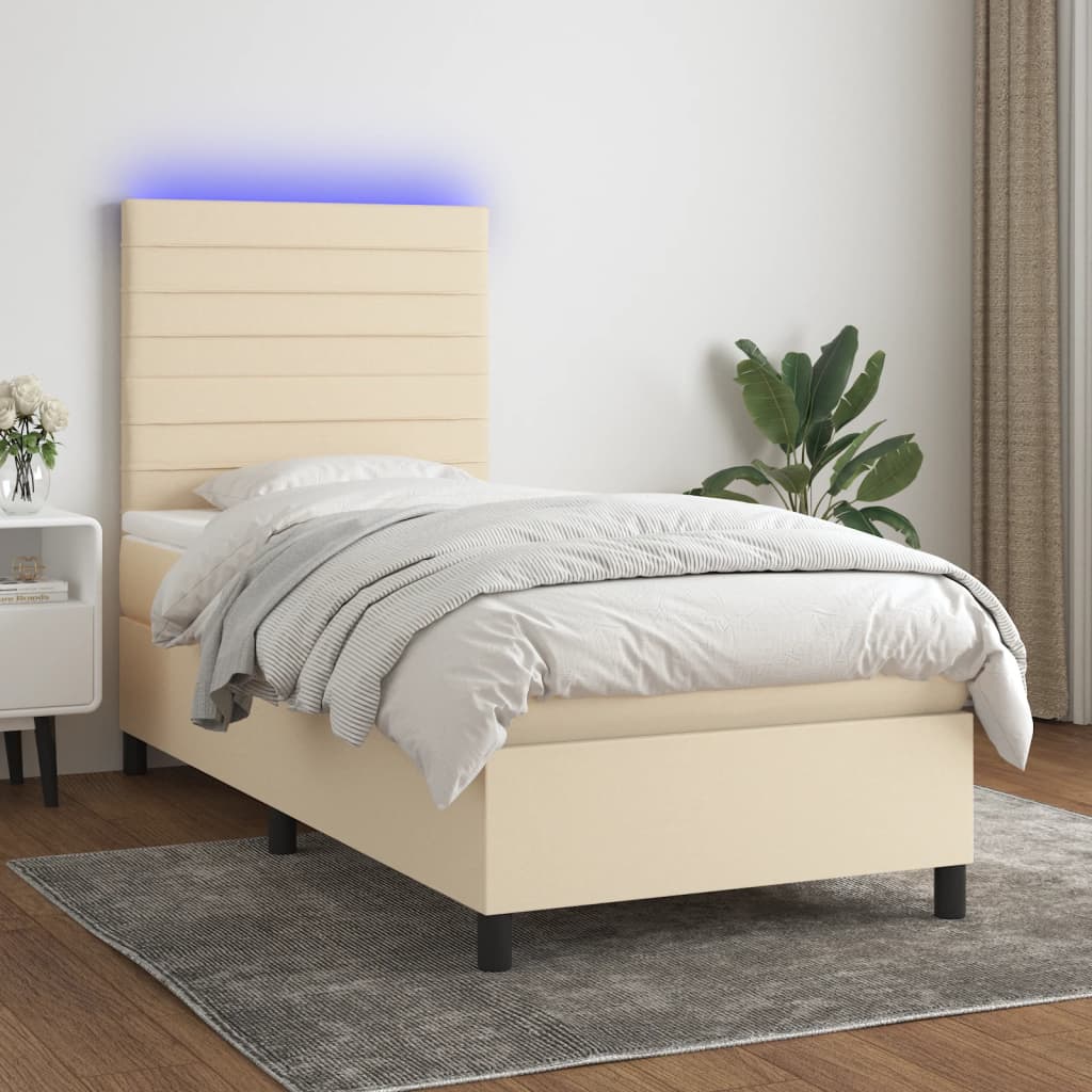 Kontinentalseng Med LED-lys Stof - Variant 3134938