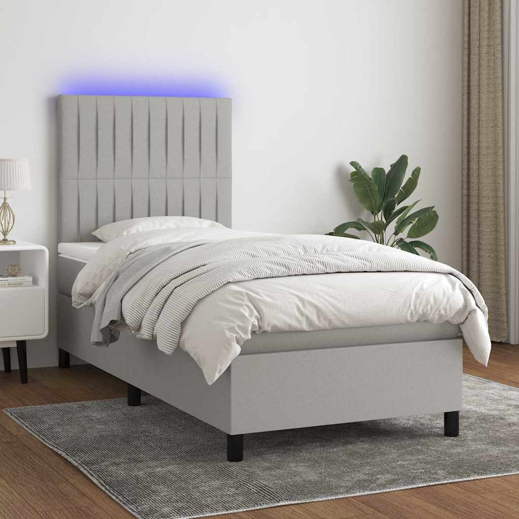 Kontinentalseng Med LED-lys Stof - Variant 3135013