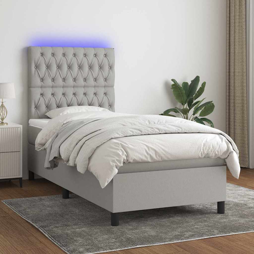 Kontinentalseng Med LED-lys Stof - Variant 3135069