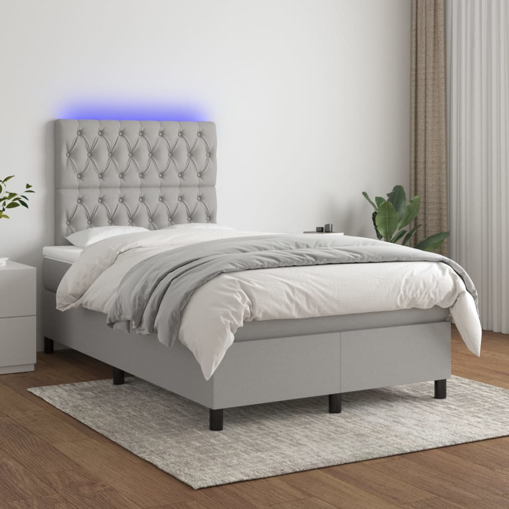 Kontinentalseng Med LED-lys Stof - Variant 3135101