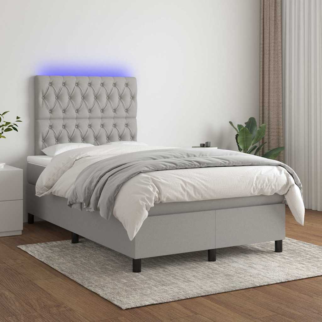 Kontinentalseng Med LED-lys Stof - Variant 3135101