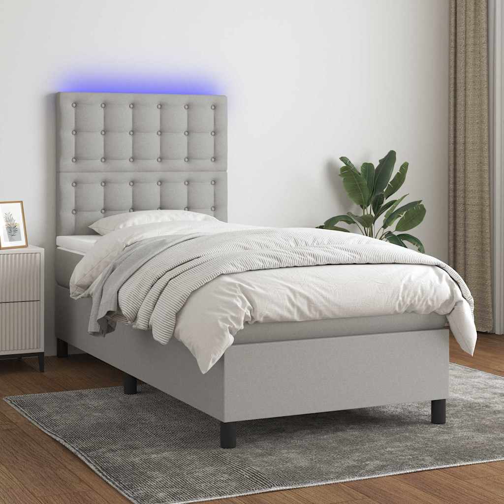 Kontinentalseng Med LED-lys Stof - Variant 3135157