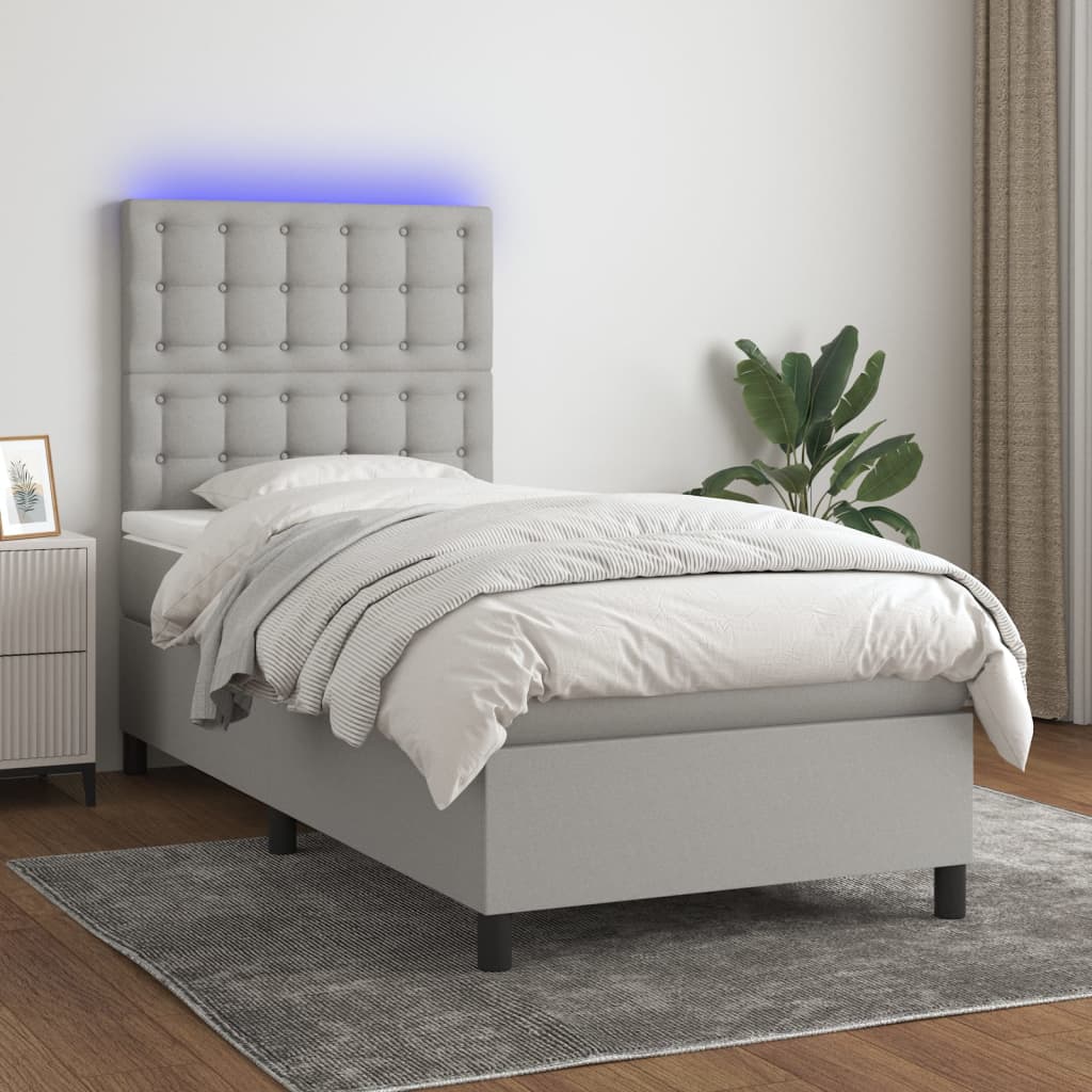 Kontinentalseng Med LED-lys Stof - Variant 3135165