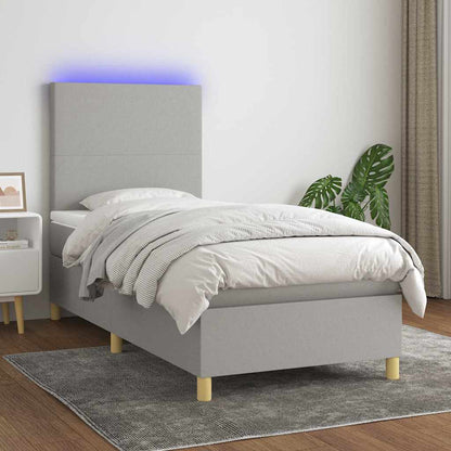 Kontinentalseng Med LED-lys Stof - Variant 3135237