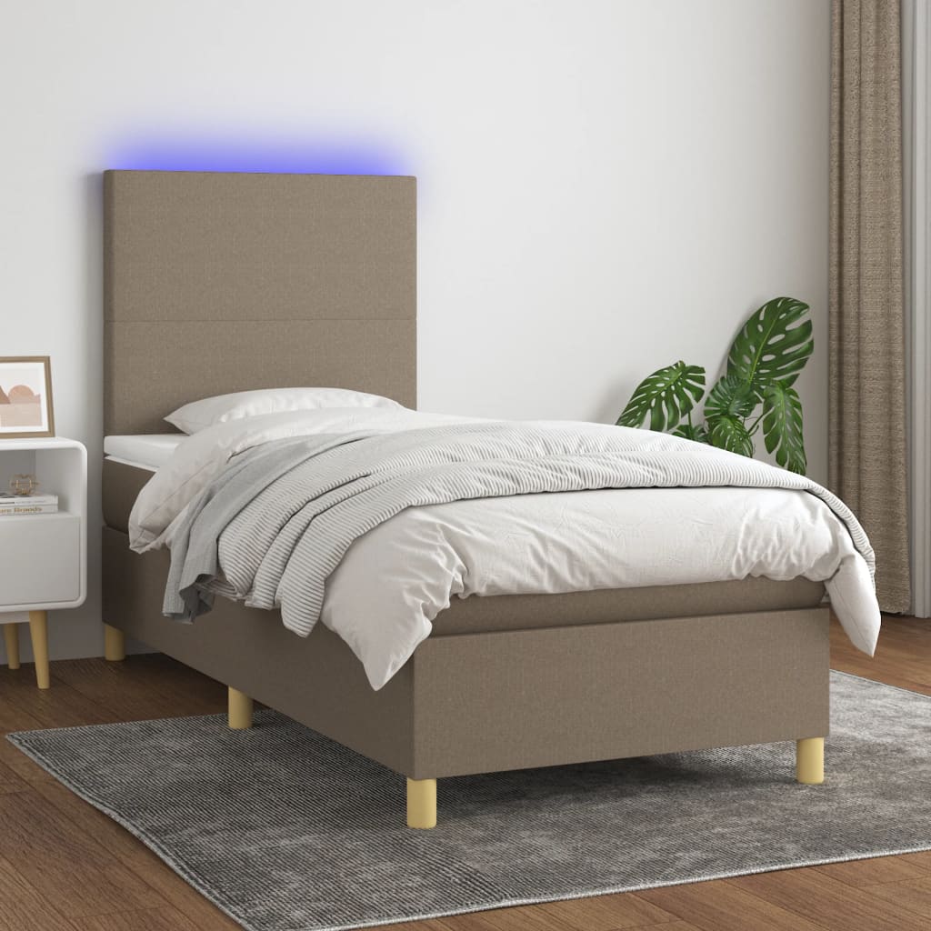 Kontinentalseng Med LED-lys Stof - Variant 3135249