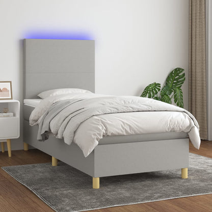 Kontinentalseng Med LED-lys Stof - Variant 3135253