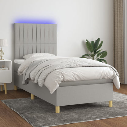 Kontinentalseng Med LED-lys Stof - Variant 3135549