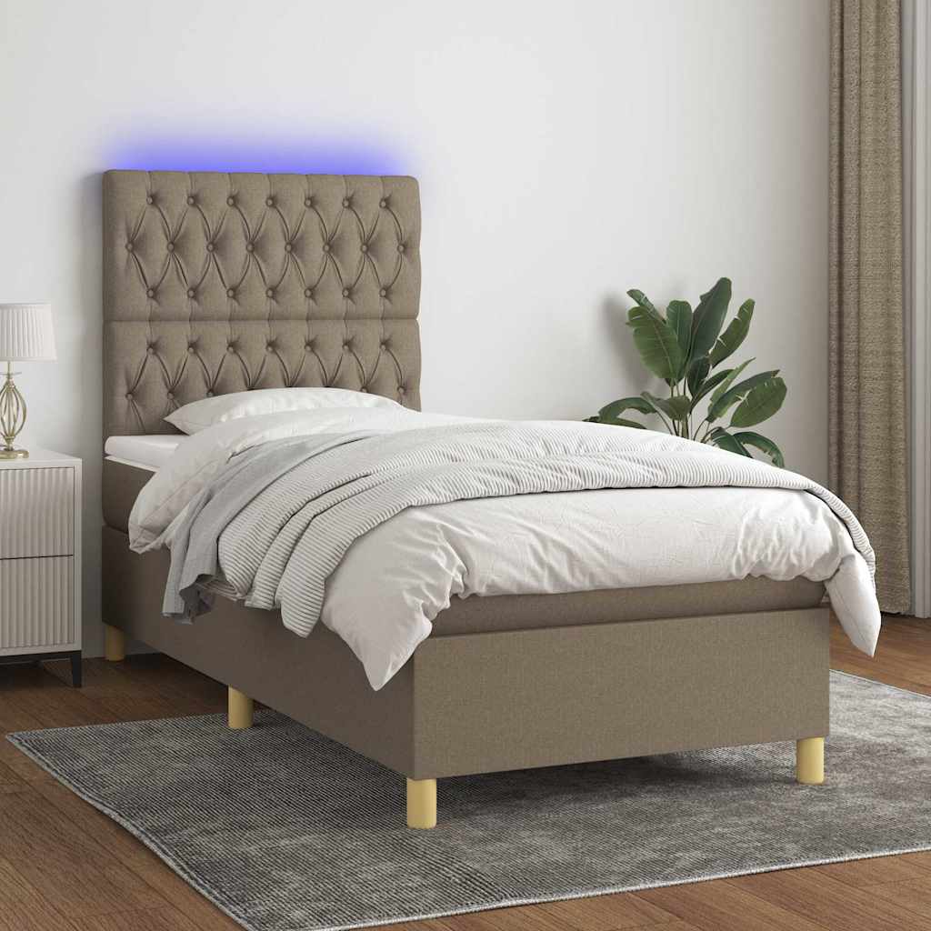 Kontinentalseng Med LED-lys Stof - Variant 3135641