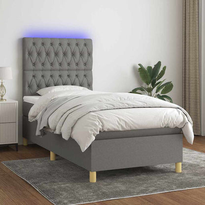 Kontinentalseng Med LED-lys Stof - Variant 3135654