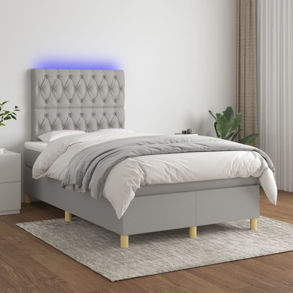 Kontinentalseng Med LED-lys Stof - Variant 3135661