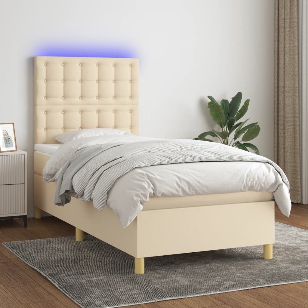 Kontinentalseng Med LED-lys Stof - Variant 3135714