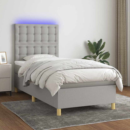 Kontinentalseng Med LED-lys Stof - Variant 3135717