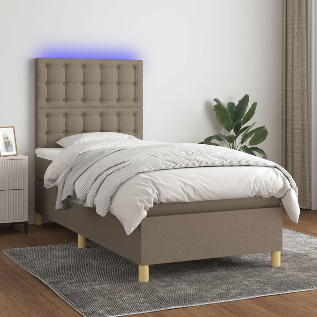 Kontinentalseng Med LED-lys Stof - Variant 3135721