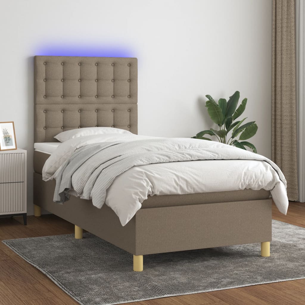 Kontinentalseng Med LED-lys Stof - Variant 3135729