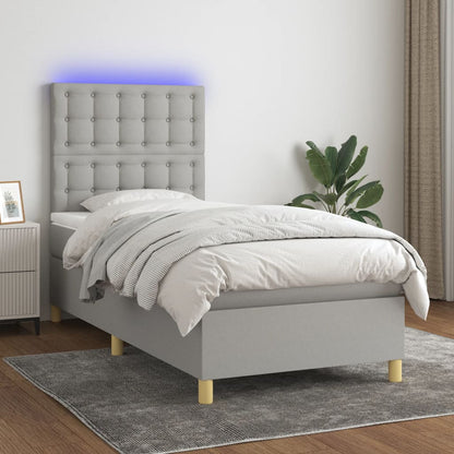 Kontinentalseng Med LED-lys Stof - Variant 3135733