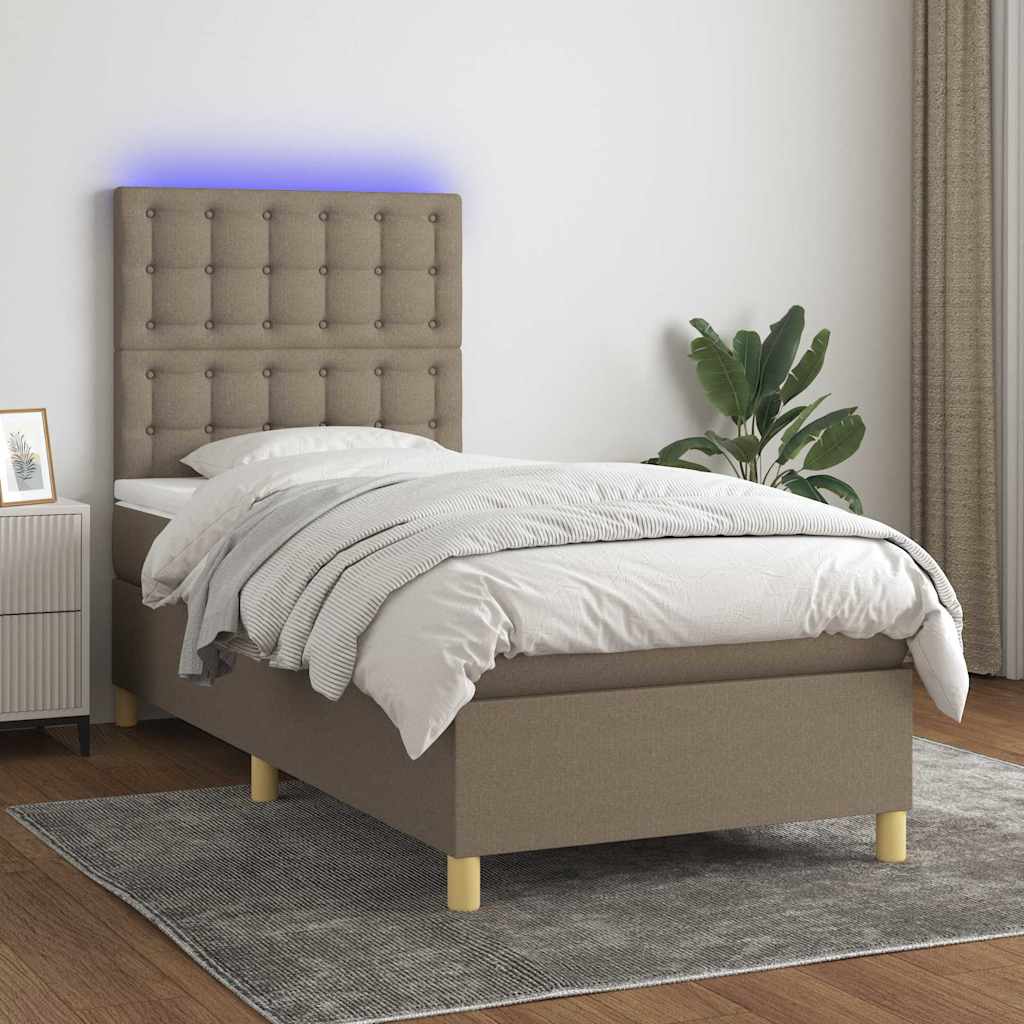 Kontinentalseng Med LED-lys Stof - Variant 3135737