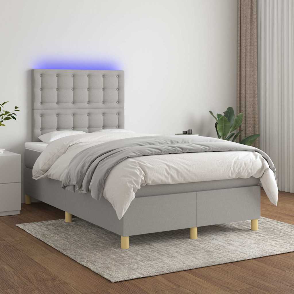 Kontinentalseng Med LED-lys Stof - Variant 3135741