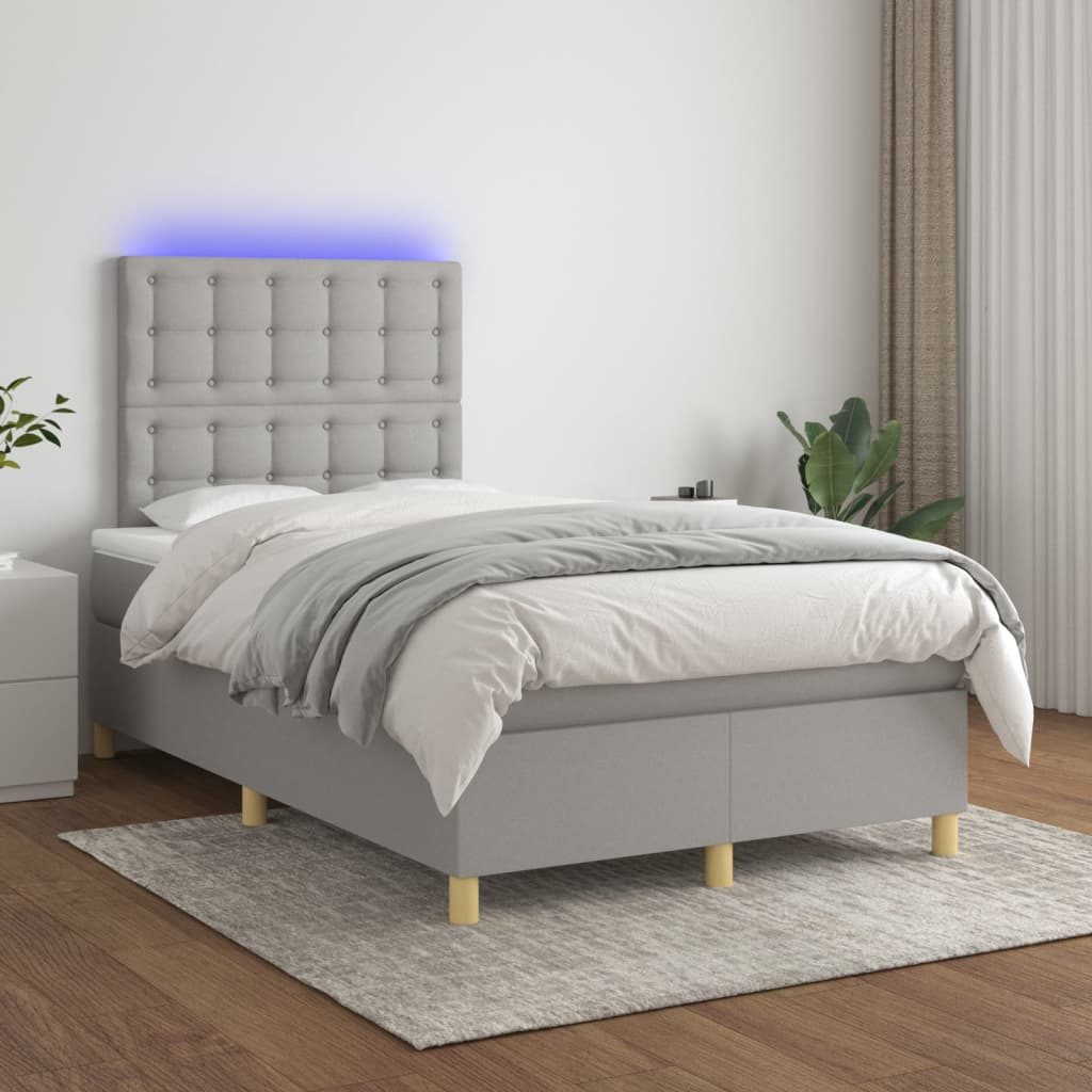 Kontinentalseng Med LED-lys Stof - Variant 3135741