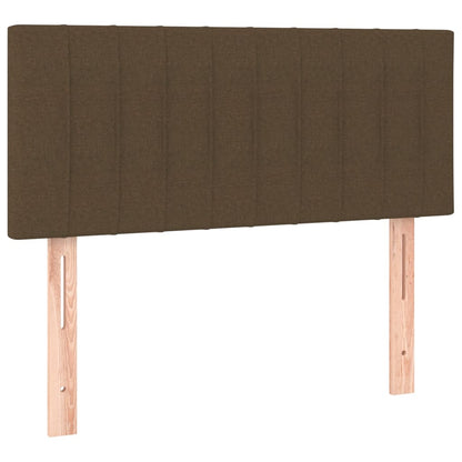 Kontinentalseng Med Madras 90x190 Cm Stof Mørkebrun - Billede 6