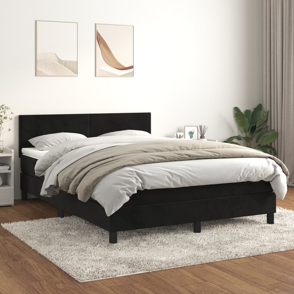 Kontinentalseng Med Madras 140x200 Cm Fløjl - Hovedbillede