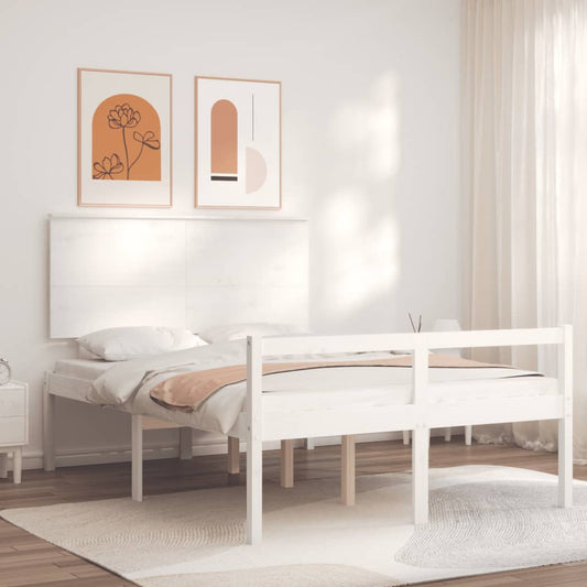 Seniorseng Med Sengegavl Massivt Træ