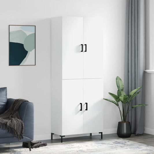 Højskab 69,5x34x180 Cm Konstrueret Træ - Hovedbillede