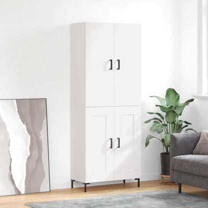 Højskab 69,5x34x180 Cm Konstrueret Træ