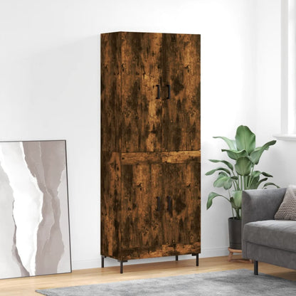 Højskab 69,5x34x180 Cm Konstrueret Træ