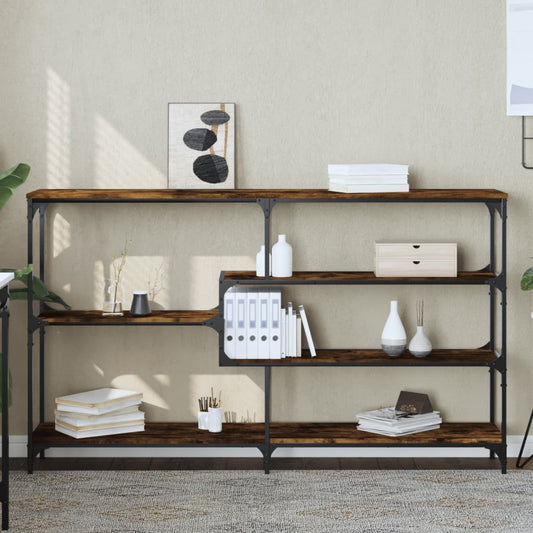 Konsolbord 160X32X95 Cm Konstrueret Træ Etræsfarve