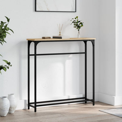 Konsolbord 75x19,5x75 Cm Konstrueret Træ - Variant 834136