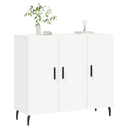 Skab 90x34x80 Cm Konstrueret Træ - Billede 3
