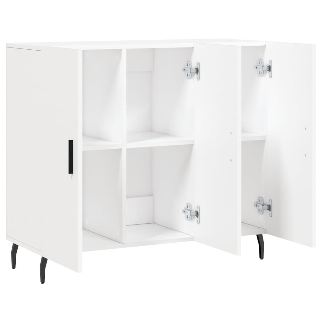 Skab 90x34x80 Cm Konstrueret Træ - Billede 5