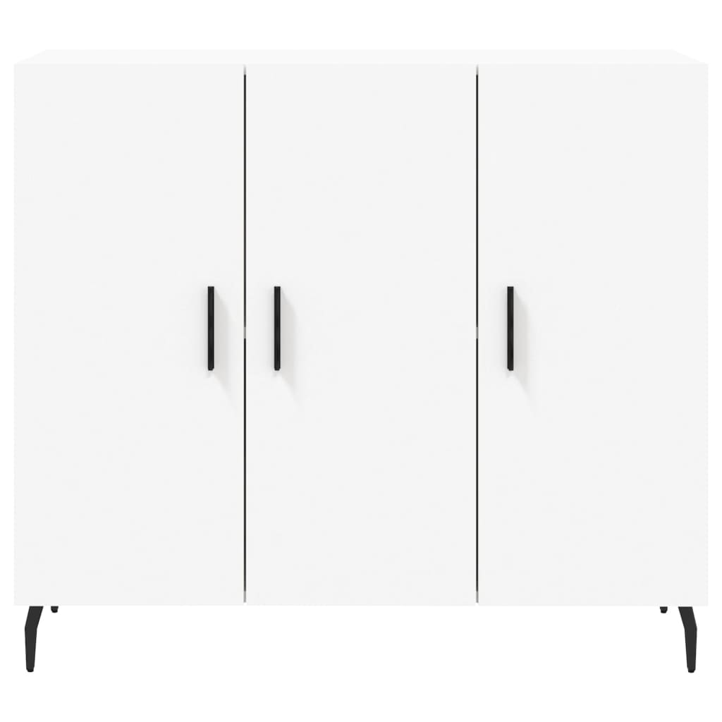 Skab 90x34x80 Cm Konstrueret Træ - Billede 6