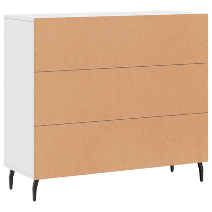 Skab 90x34x80 Cm Konstrueret Træ - Billede 8