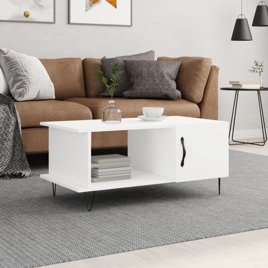 Sofabord 90X50X40 Cm Konstrueret Træ