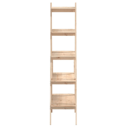 A-formet Reol Med 5 Hylder 110x40x180,5 Cm Massivt Fyrretræ - Billede 6