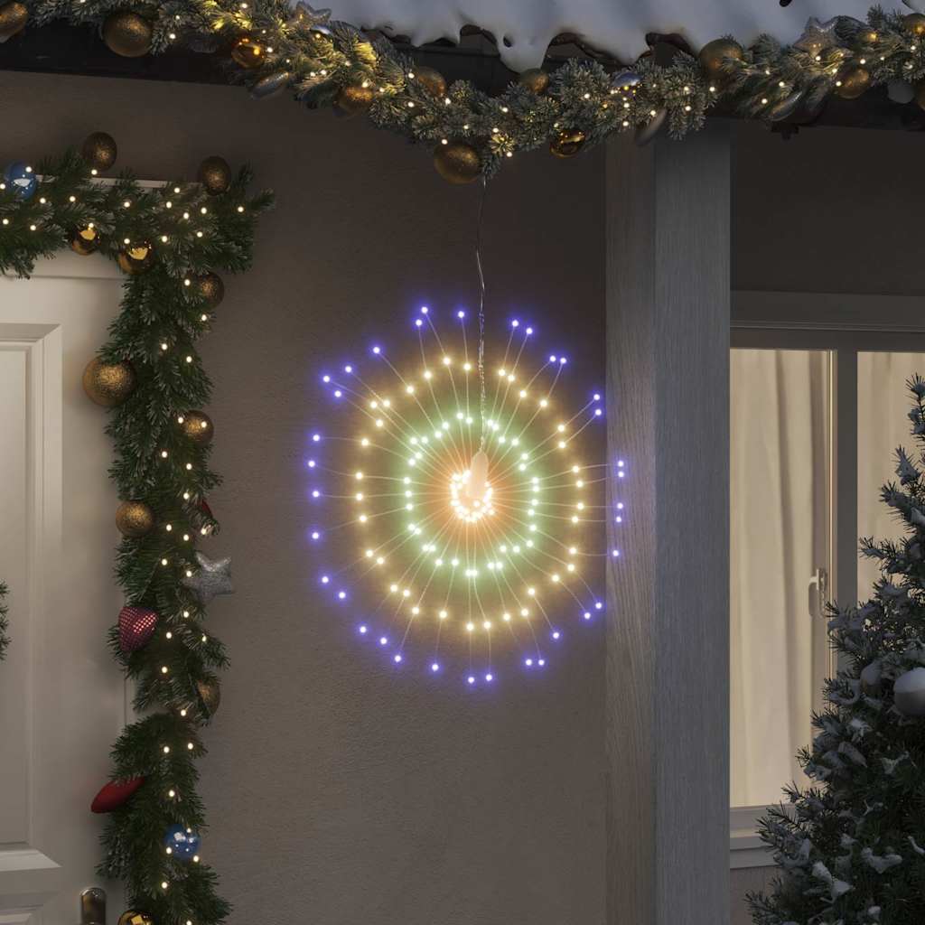 Lysende Starburst-dekoration 140 LED'er 17 Cm Lys - Hovedbillede