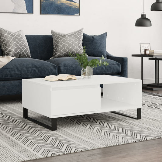 Sofabord 90X60X35 Cm Konstrueret Træ
