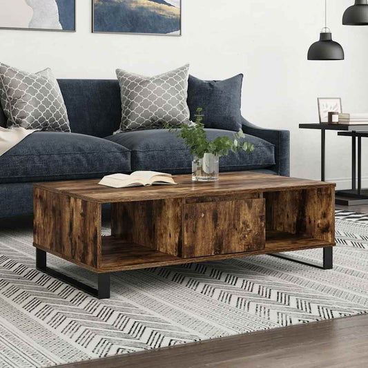 Sofabord 104X60X35 Cm Konstrueret Træ Etræsfarve