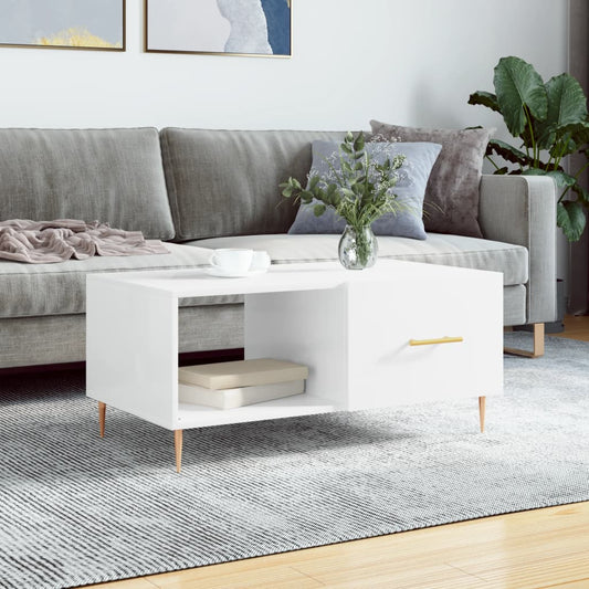 Sofabord 90X50X40 Cm Konstrueret Træ