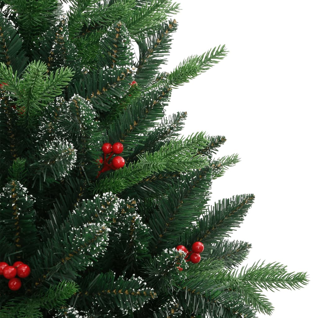 Kunstigt Juletræ Med Røde Bær Hængslet - Billede 5