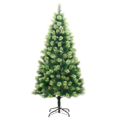 Kunstigt Juletræ Med Juletræsfod Hængslet - Billede 2