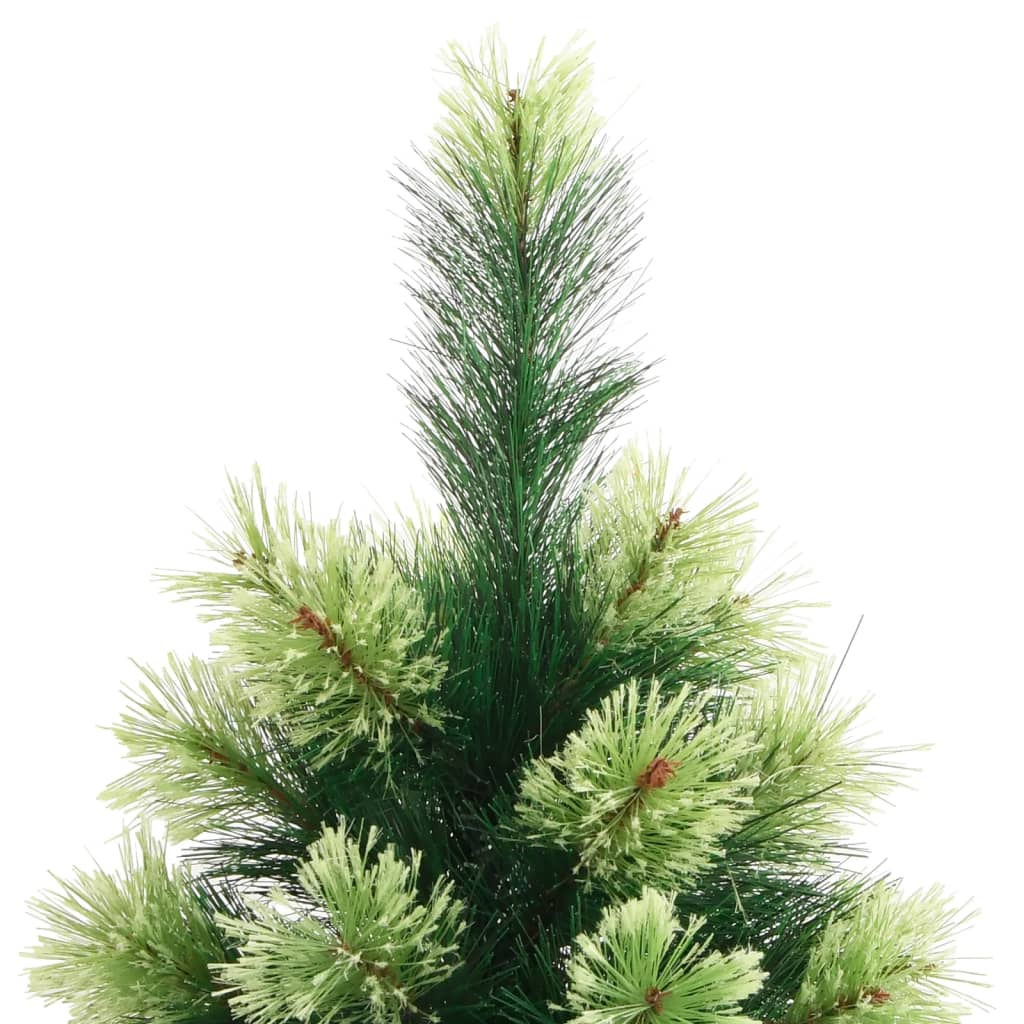 Kunstigt Juletræ Med Juletræsfod Hængslet - Billede 4