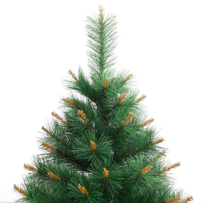 Kunstigt Juletræ Med Juletræsfod Hængslet - Billede 4