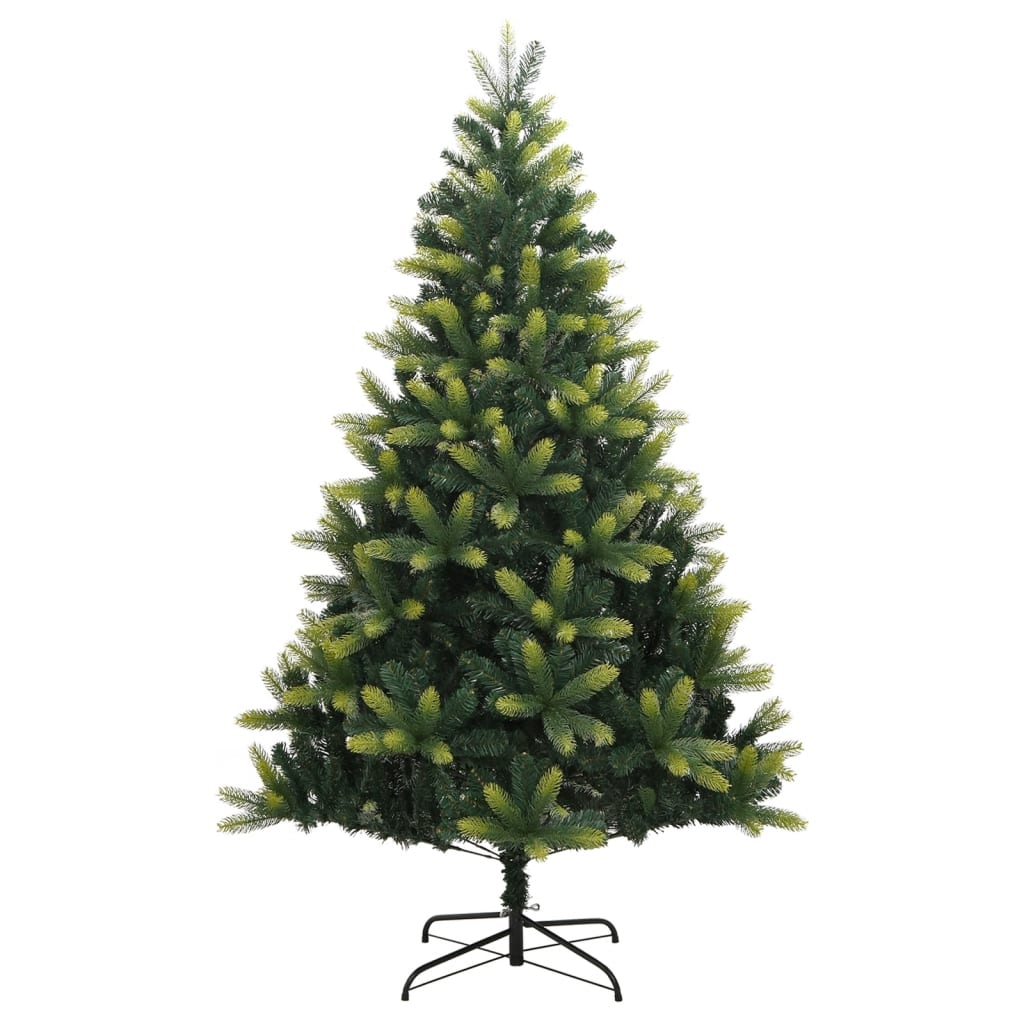 Kunstigt Juletræ Med Juletræsfod Hængslet - Billede 2