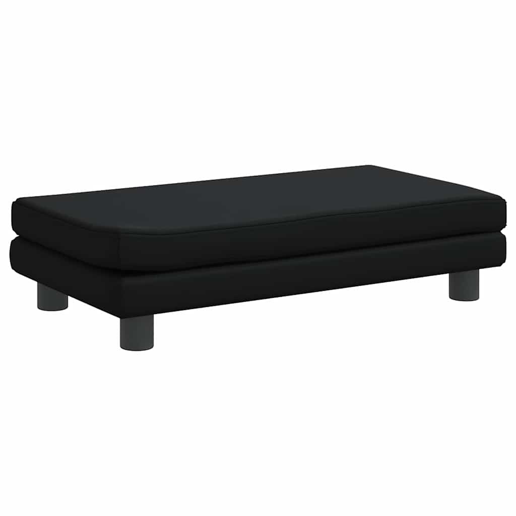 Børnesofa Med Fodskammel 100x50x30 Cm Kunstlæder - Billede 7