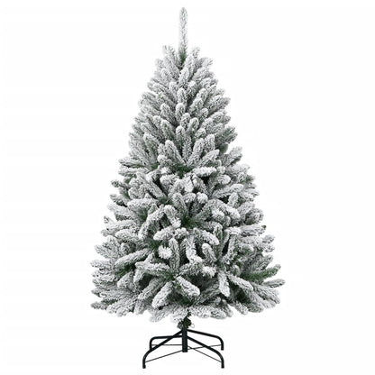 Kunstigt Juletræ Med Sne 150 Cm Hængslet - Billede 2