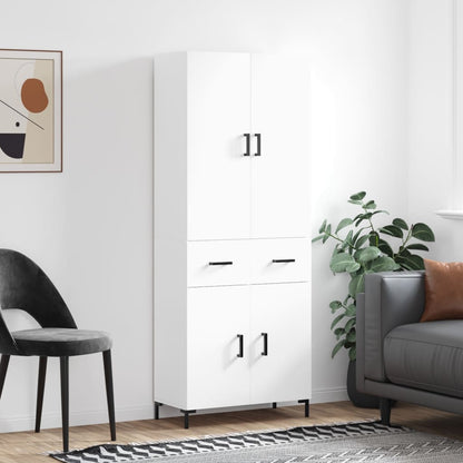 Højskab 69,5x34x180 Cm Konstrueret Træ