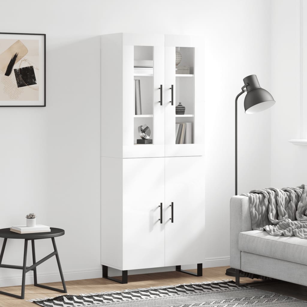 Højskab 69,5X34X180 Cm Konstrueret Træ